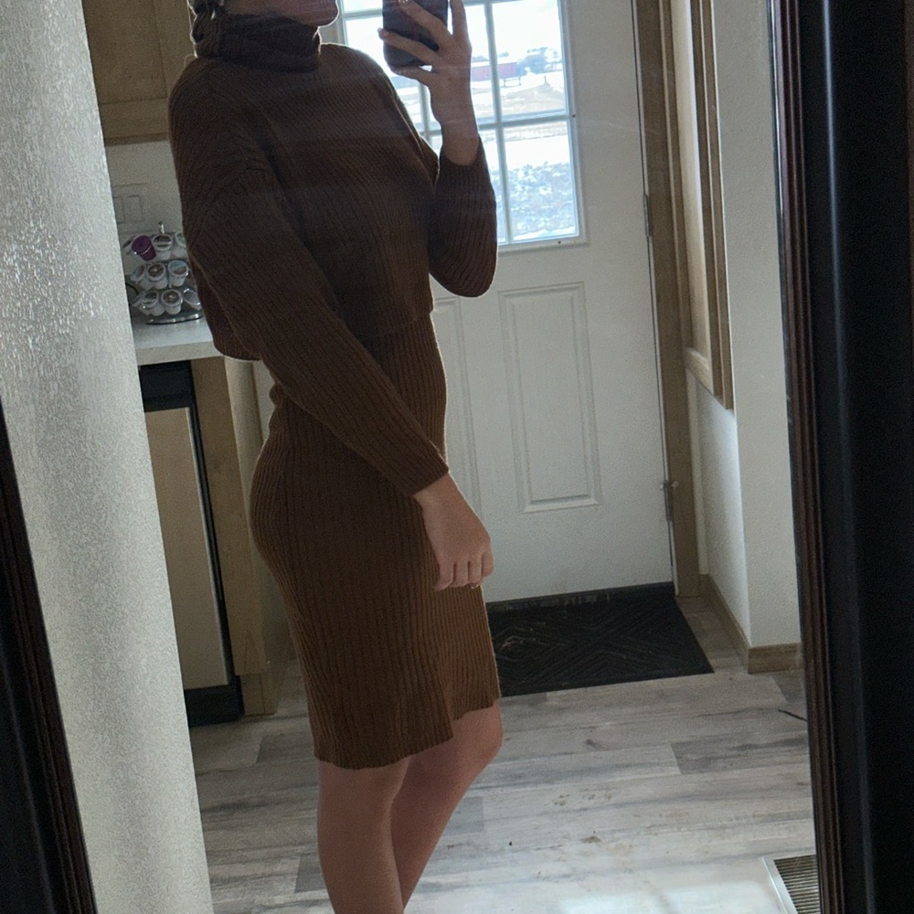 Dress and Matching Sweater
